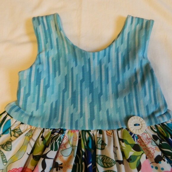 Girls size 3 Dress Vivienne & Grace Clothier Floral Mermaid design - Picture 2 of 4